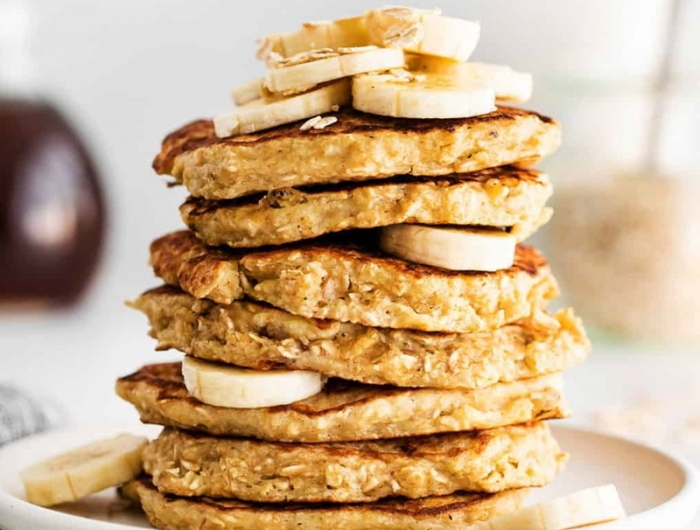bananen pancakes ohne mehl gesundes rezept fuer pfannkuchen