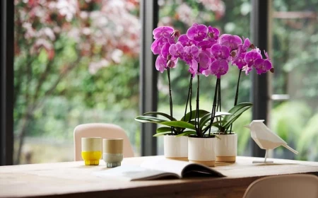 orchideen giessen pink orchideen am tisch
