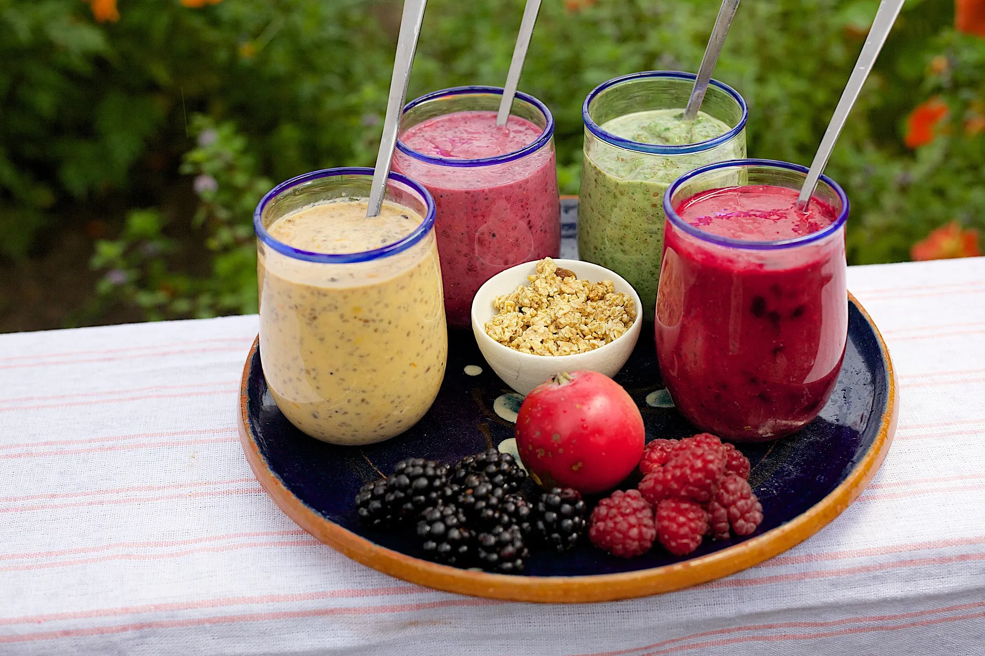 wollen sie abnehmen das ist moeglich mit smoothie mit haferflocken