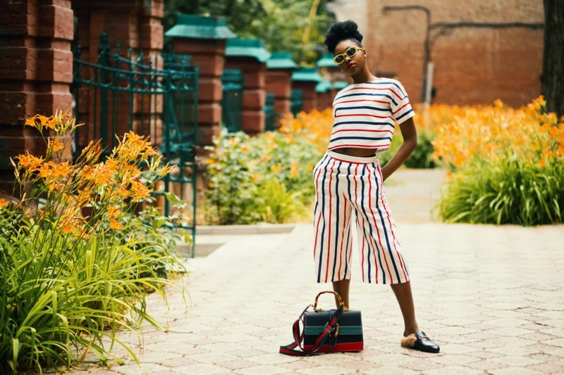 0 streifen auf streifen outfit gestreifte kleidung