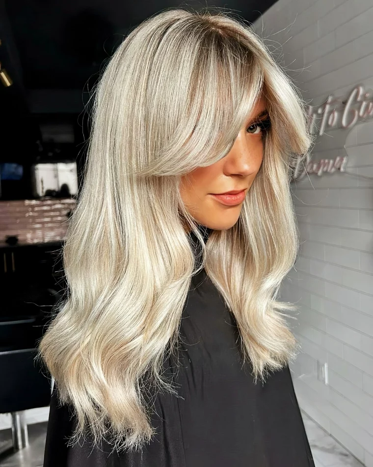 blonde haare mit straehnen kuehlblonde highlight glambylexx