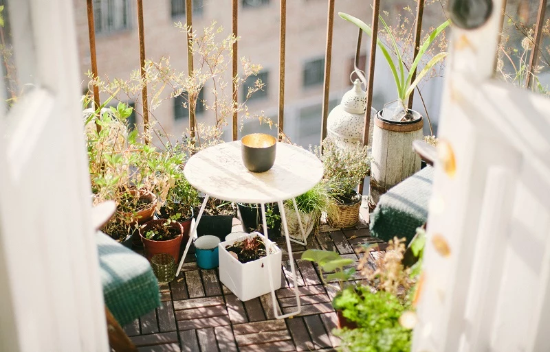 blumen fuer balkonkaesten sonnig kleines balkon gestalten