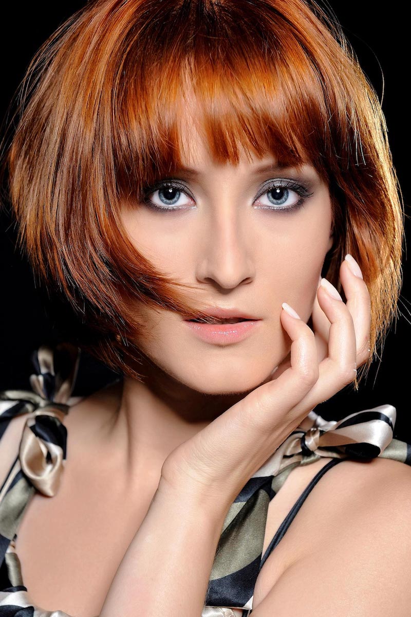 Mode Germany: Glamouröse Rote Haare Frisuren