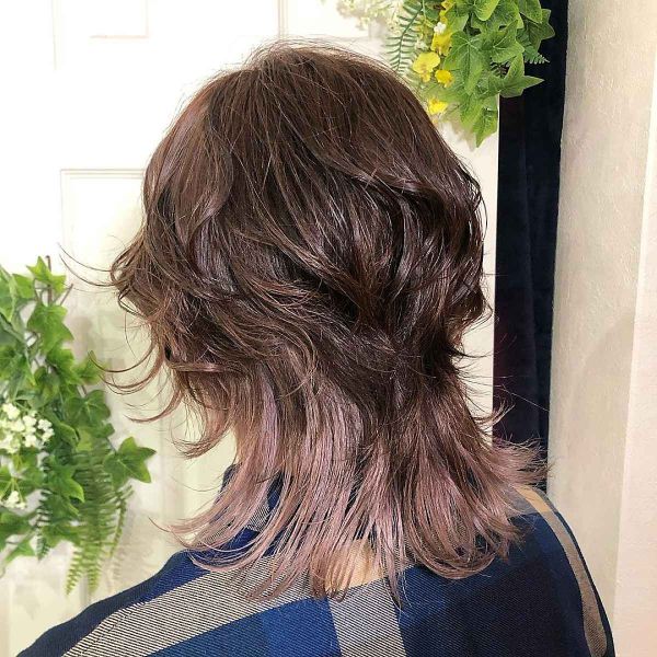 octopus cut with short tousled layers