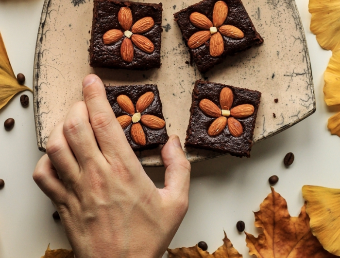 brownies rezept einfach und schnell gesunder nachtisch mit mandeln