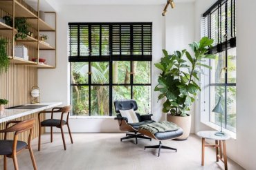 buero arbeitszimmer feng shui pflanzen