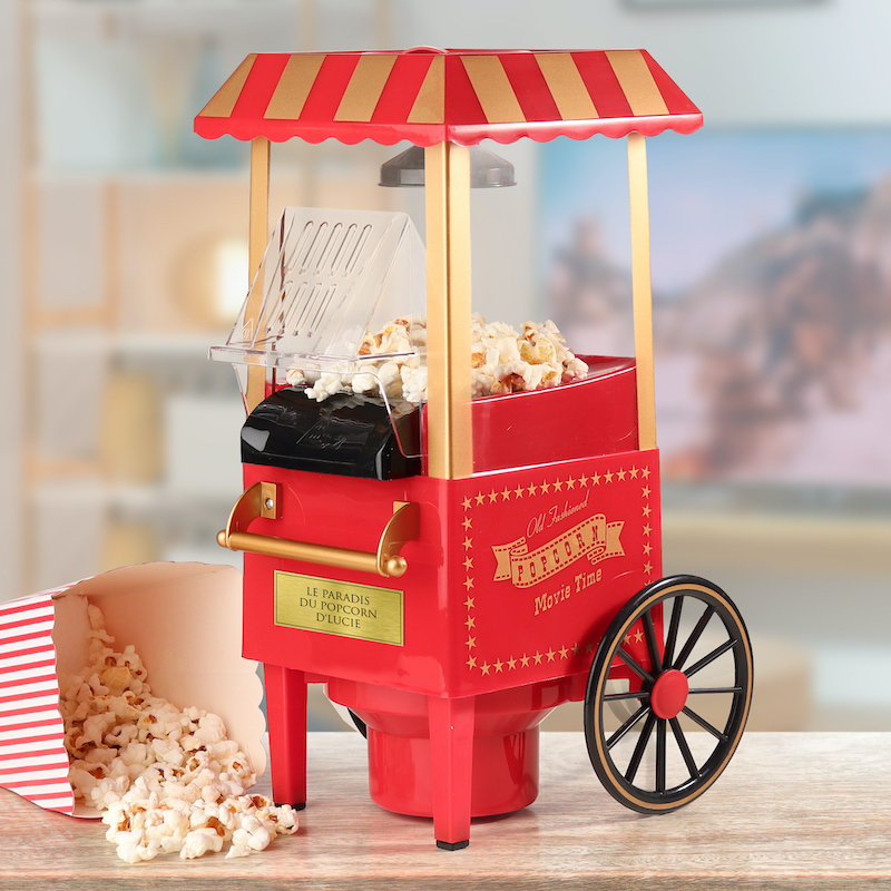 geschenk zum ersten vatertag originelle ideen geschenke fuer maenner retro popcorn maschine