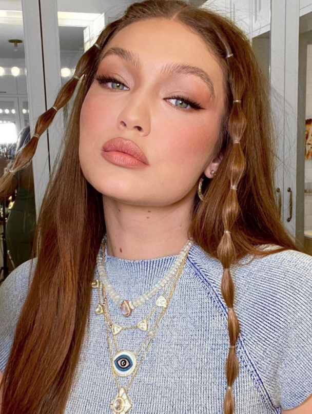 gigi hadid einfache schoenen flechtfrisuren gigi hadid