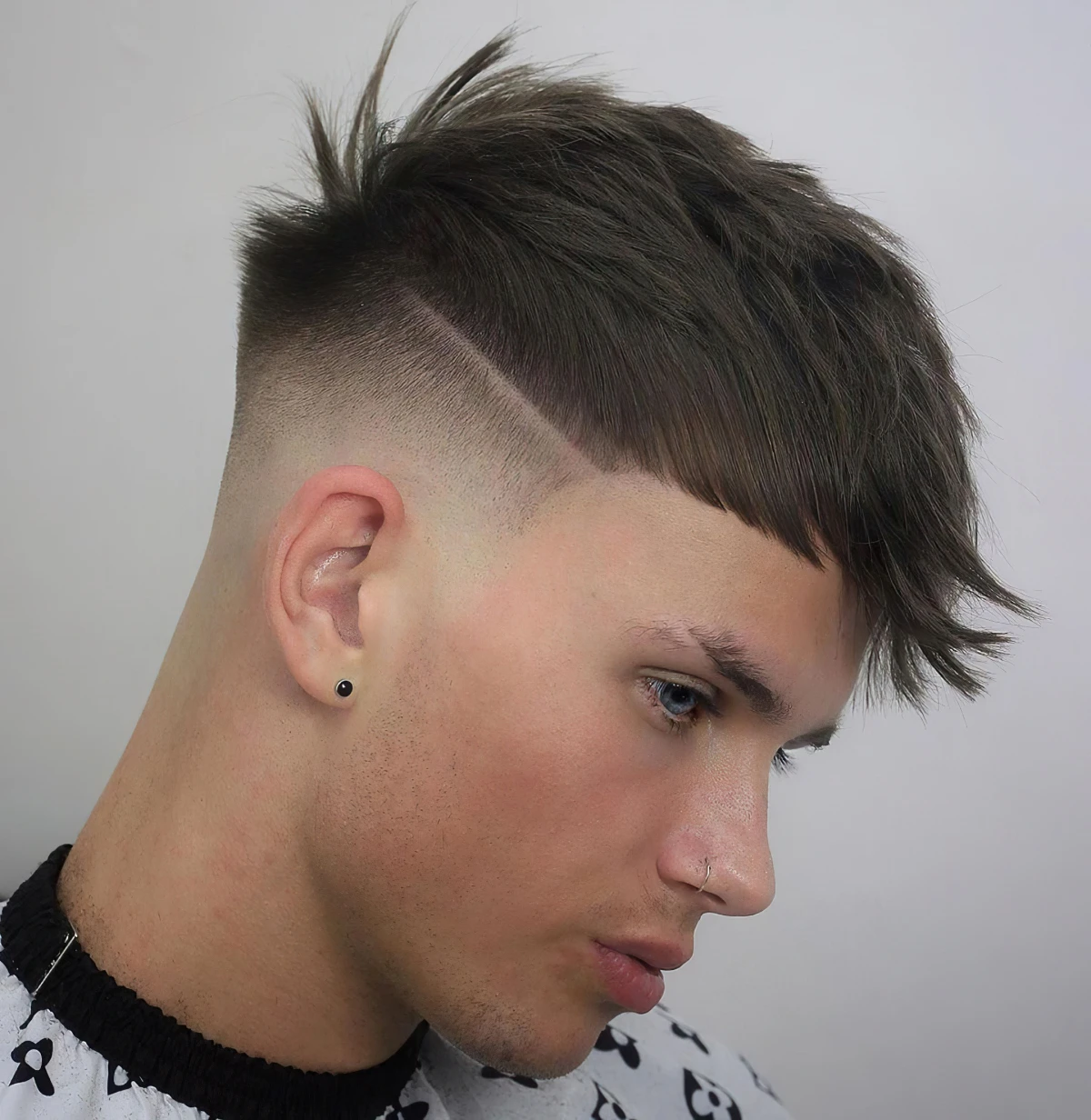 mit fade mit strich und gestufter kontur barbarianstyle net