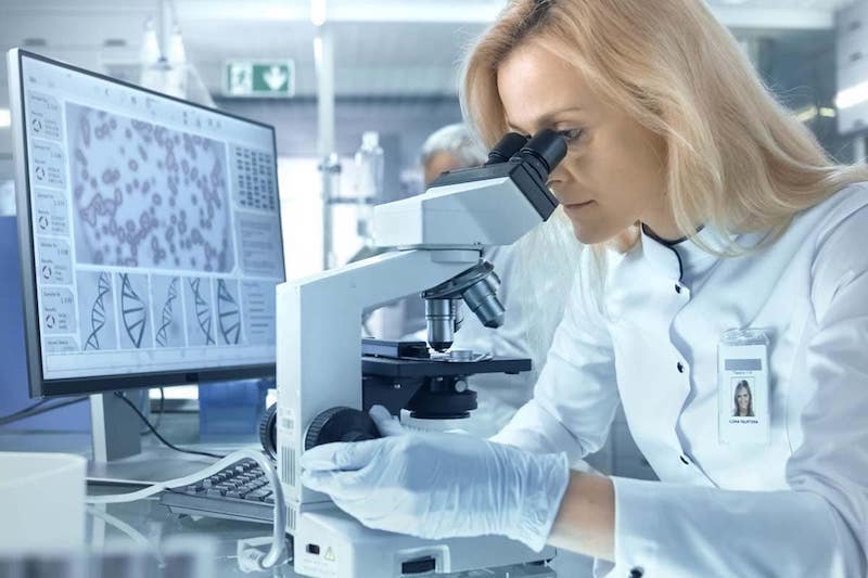 cbd oel wirkung bei welchen krankheiten hilft cbd oel labor untersuchungen cbd oel praktisch aerztin schaut unter mikroskop