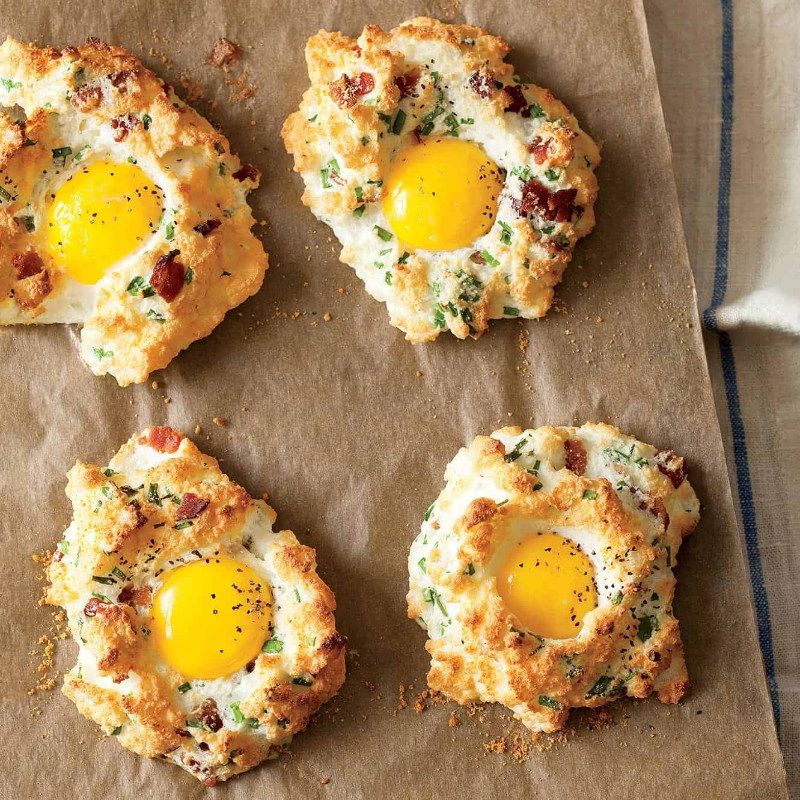 eier in wolken schnelle keto gebackene gerichte zu jeder zeit