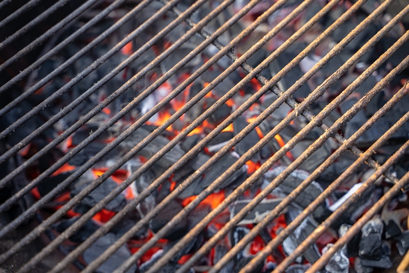 grill reinigen apfelessig zucker grillrost kohl