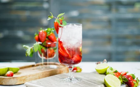 mojito strawberry cocktail rezept