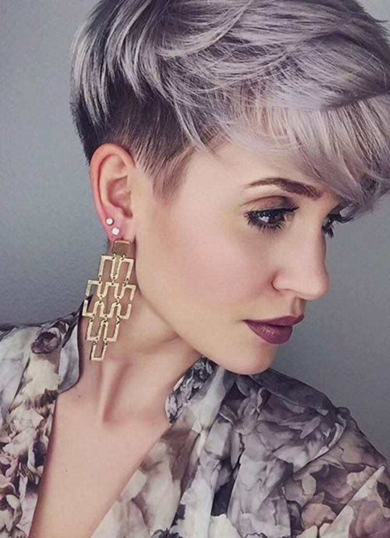 pixie pilzenkopf frisuren mitte 40 zweifarbiger pixie cut