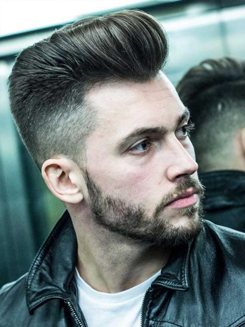 pompadour unisex frisuren fotos