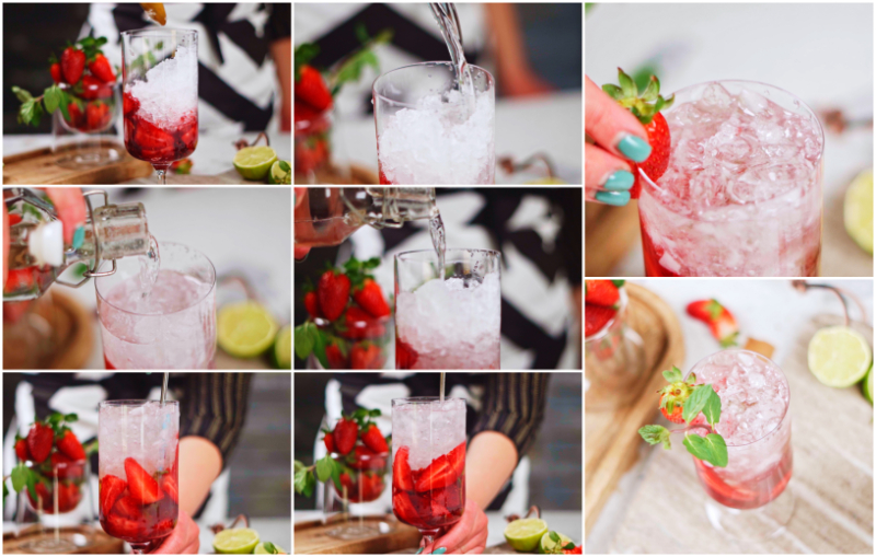 strawberry mojito alcohol content rum
