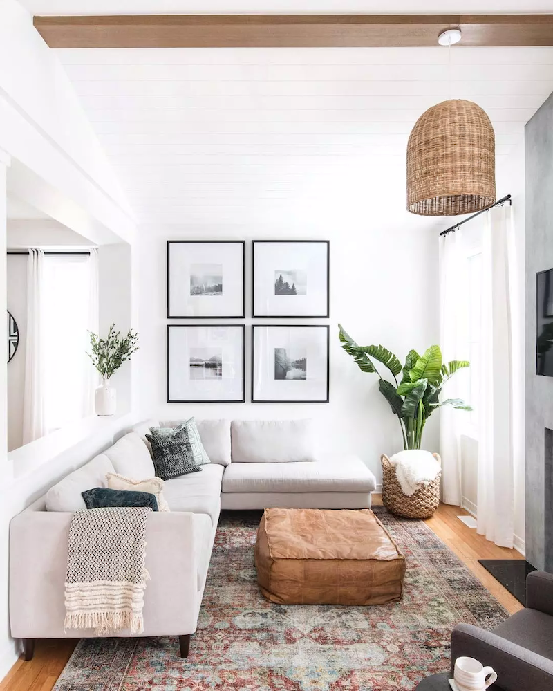wohnzimmer gemuetlich minimalistisch einrichten ein wohnzimmer