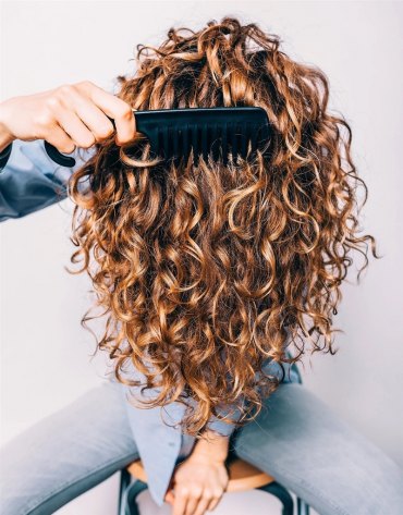 Locken Frisuren Halblang
