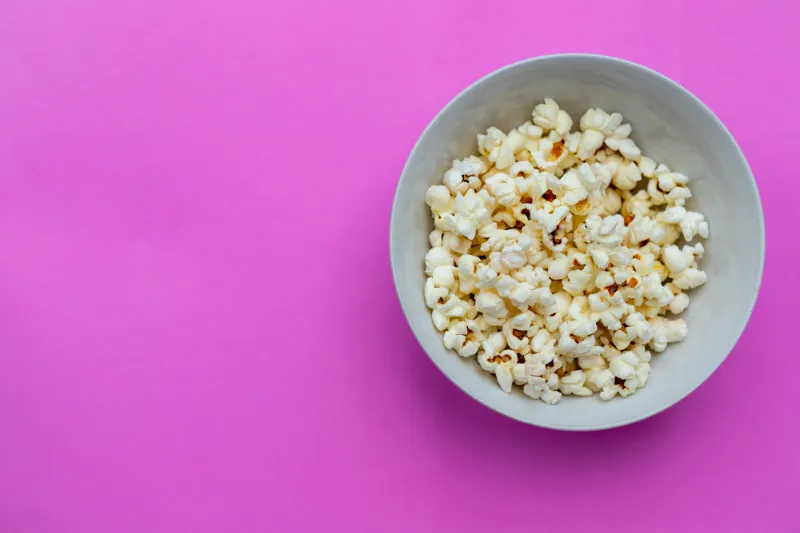 grosse schale mit popcorn selber machen rezept einfach