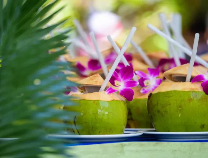 kokosnuesse essen fuer sommer und leichte sommergerichte