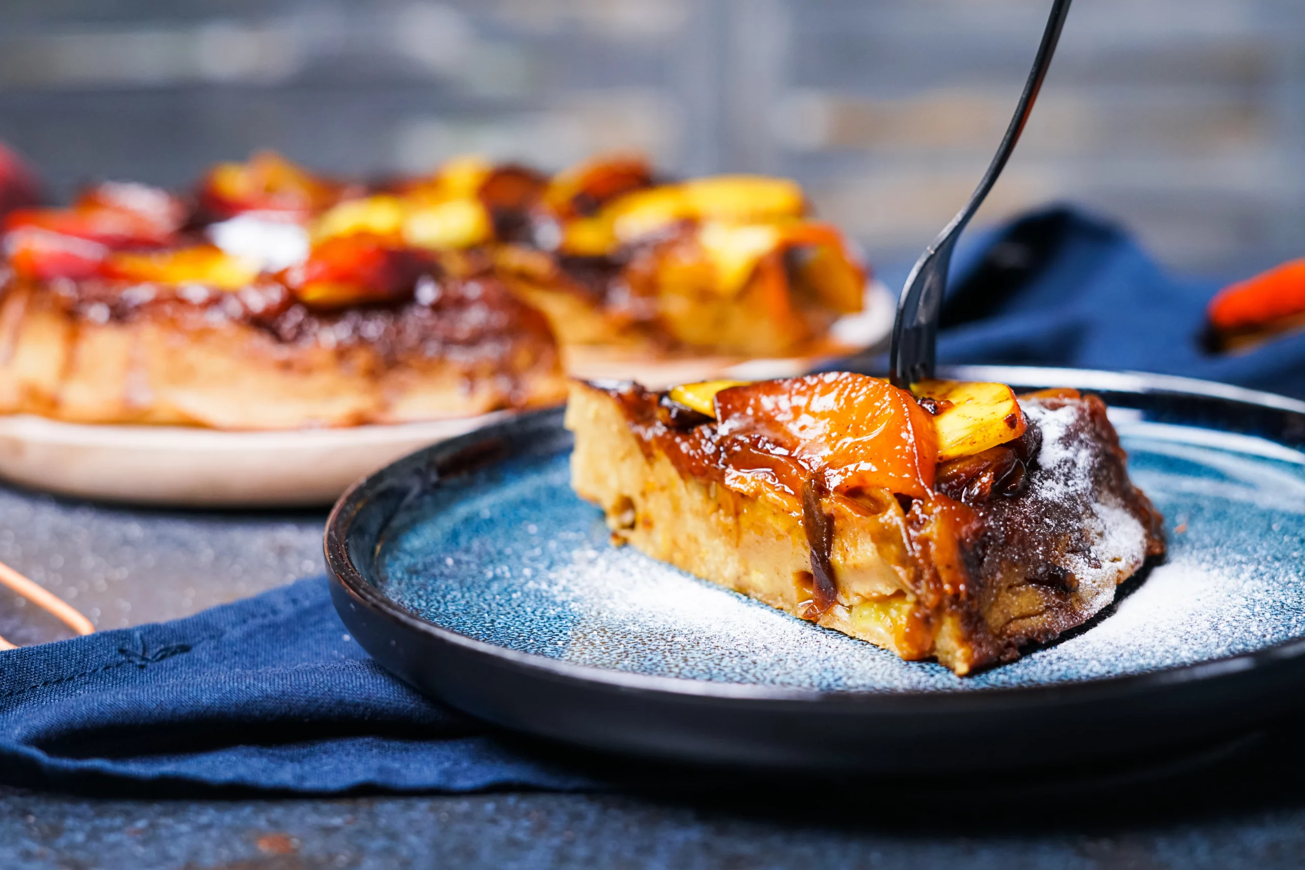 pfirsich pfannkuchen im ofen zubereiten