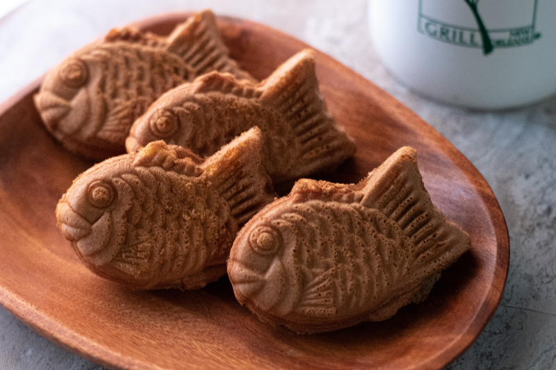 sommerparty fingerfood taiyaki in fisch form