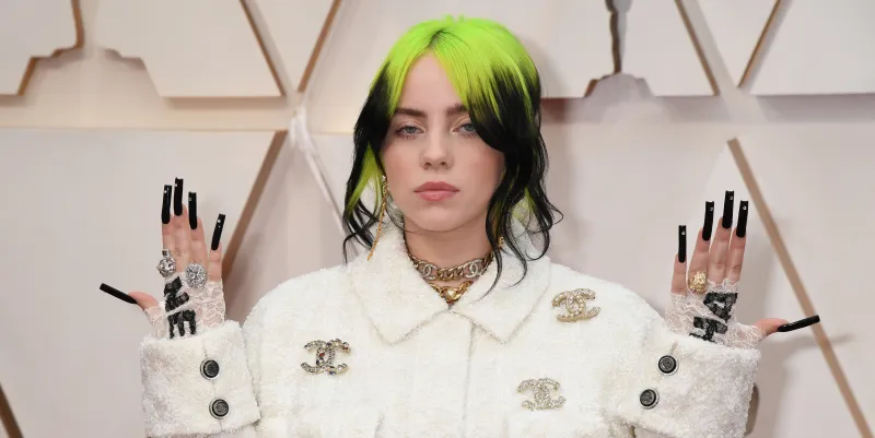 billie eilish frisuren herbst winter 2022:23 stink tier haar