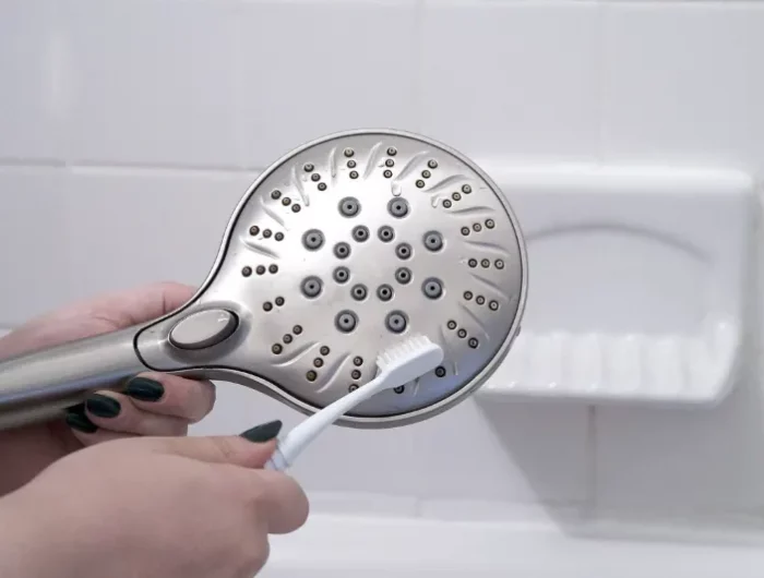 dusche entkalken mit essig hausmmiteln zum saubermachen
