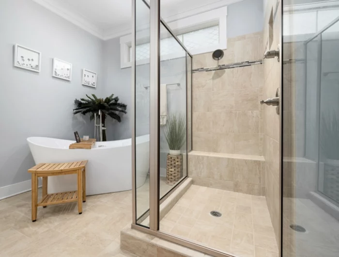 duschkabine zwischenräume reinigen wirksame hausmittel badezimmer