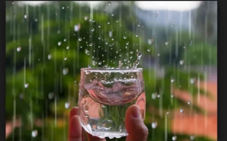 glas mit regenwassern kann man abgekochtes regenwasser trinken