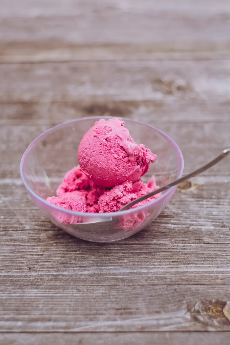 koestliche rezepte joghurt eis selber mchen vegan mit erdbeeren
