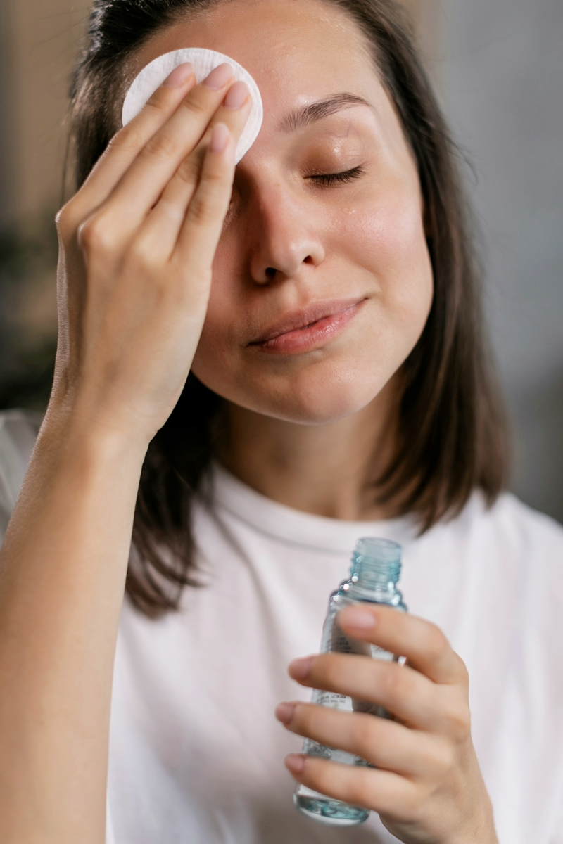 make up entfernen tipps frau die ihre haut reinigt