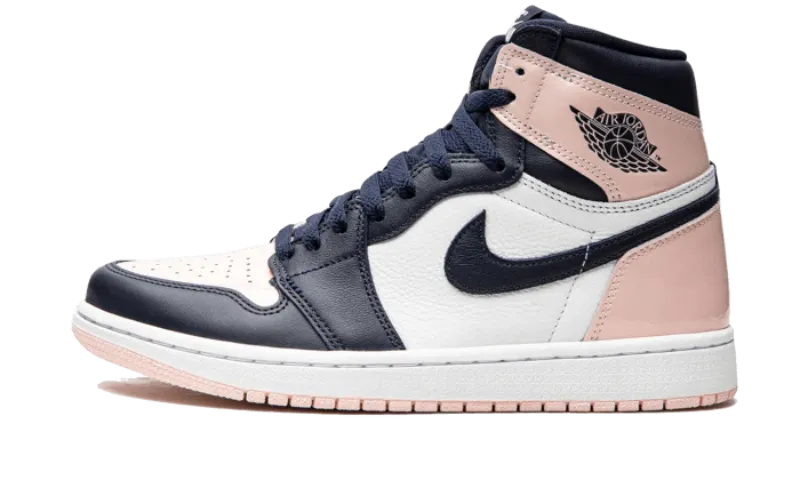 moderne sneakers air jordan 1 schwarz und pink