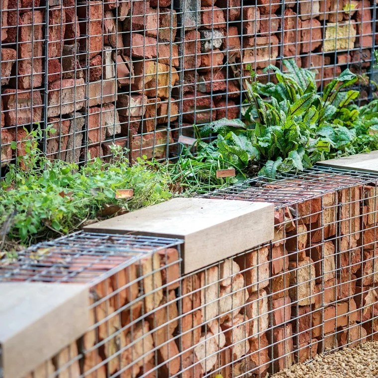 moderner sichtschutz fuer den garten gabionen als gartenzaun 2024 john leathart landscapes