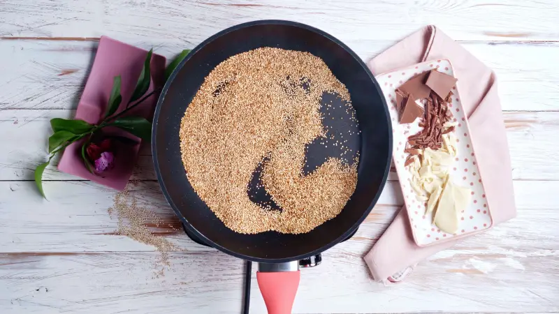 quinoa schoko riegel kalorien kann man quinoa gepufft essen quinoa in schwarze pfanne backen