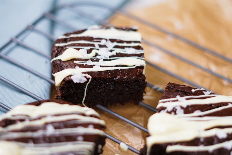 super saftige und gesuendere zucchini brownies