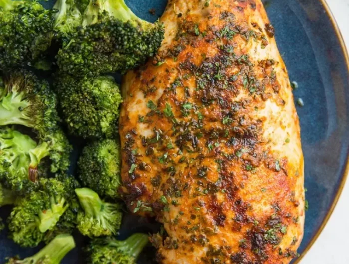 airfryer rezepte mit hähnchen hähnchenbrust mit brokkoli