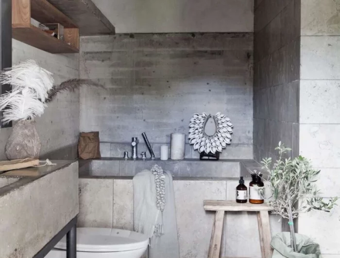 badewanne aus beton concrete bathtub via skona hem