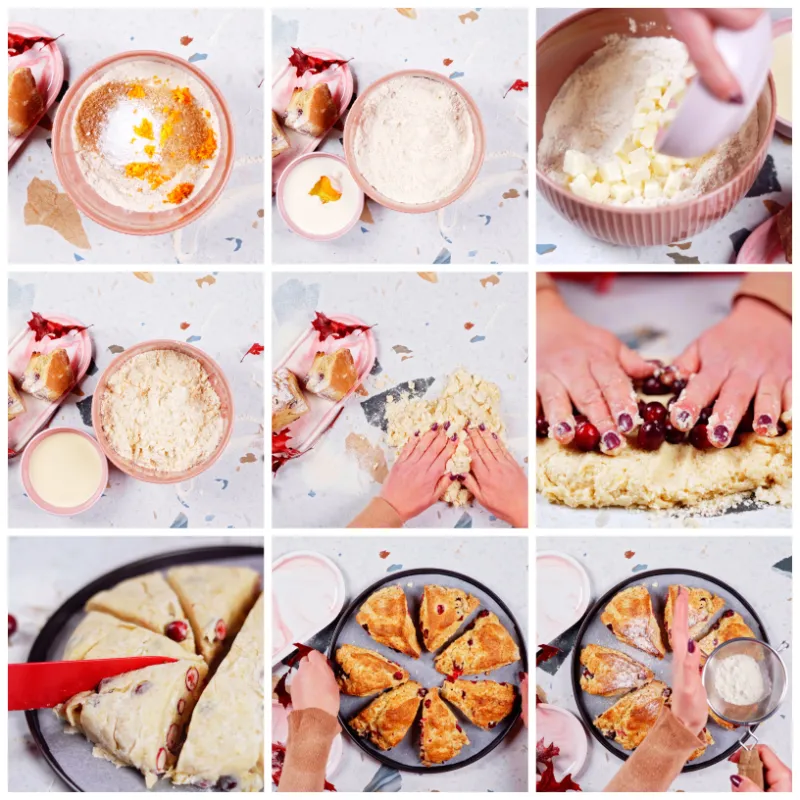 cranberry-orangen-scones rezept desserts ideen selber machen