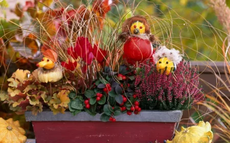 herbstbepflanzung balkon winterhart mit blumenkasten