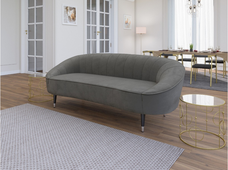 polstero vilseck 3 sitzer sofa in grau moderne wohnungeinrichtung