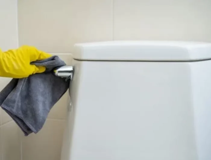 toilette sauber machen deckel des spülkastens öffnen