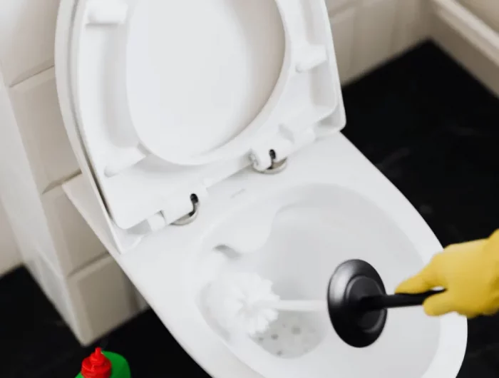 toilettenrand reinigen mit essig oder natron wieder sauber bekommen