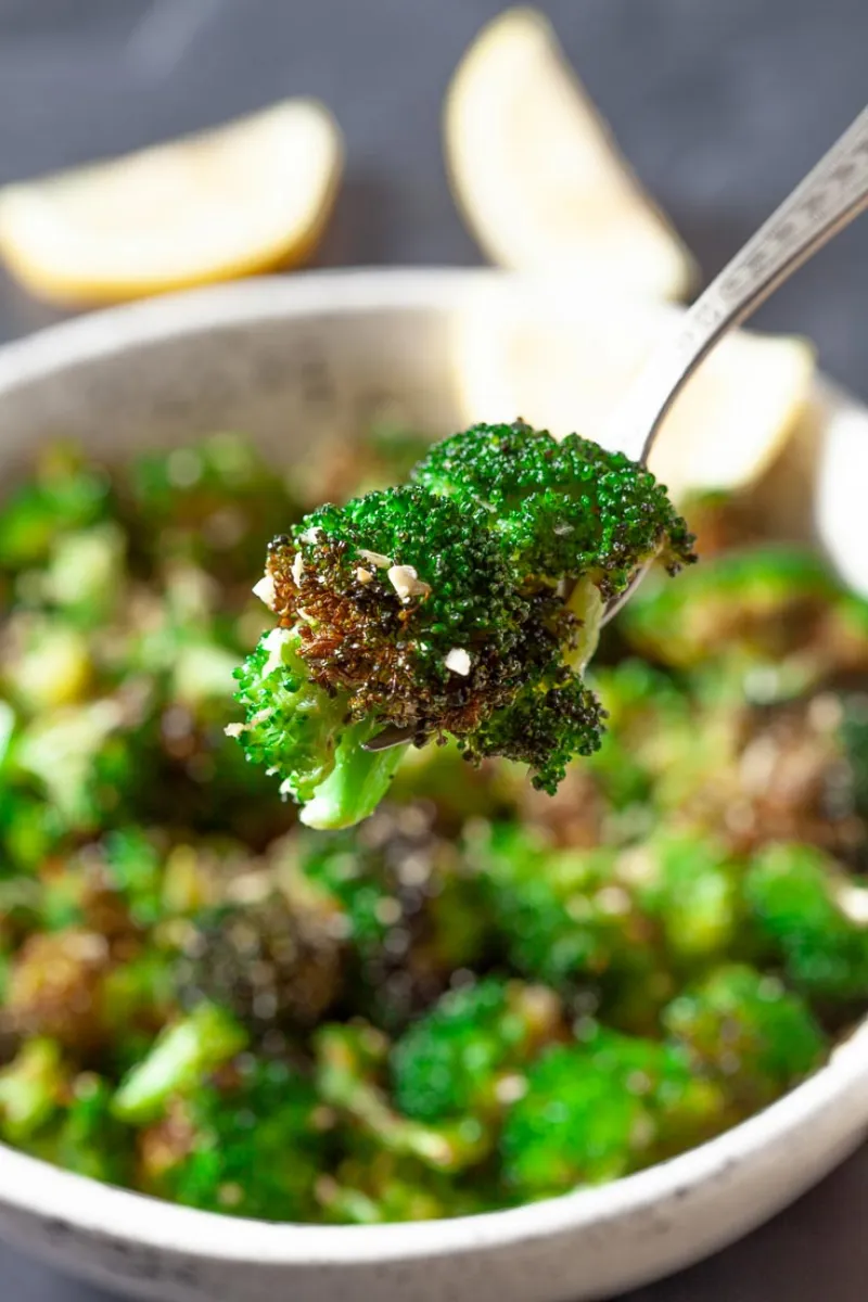 vegetarische rezepte airfryer brokkoli zitronensaft