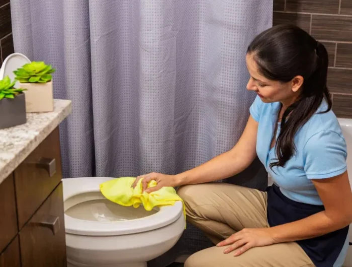 wasserstein entfernen toilette und kalk aus der toilette entfernen