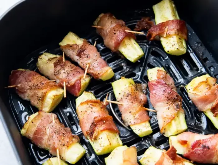 zucchini mit bacon airfryer rezepte