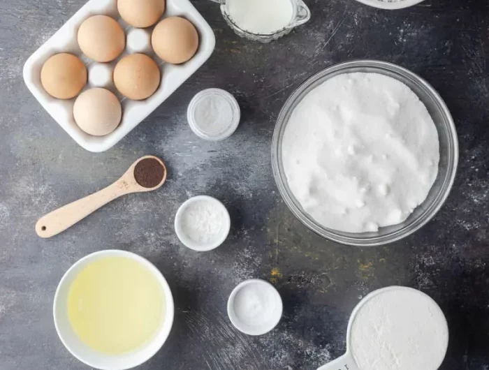cupcakes rezept zutaten eier kakao mehl butter lebensmittelfarben
