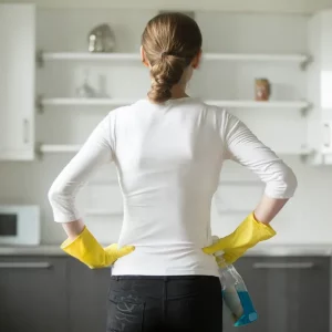 küche gründlich putzen gummihandschuhe nicht vergessen