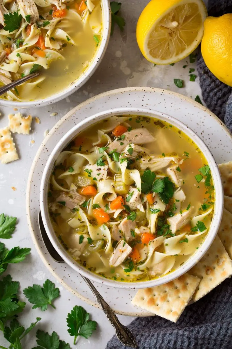 instant pot suppen rezepte mit haehnchen und nudeln