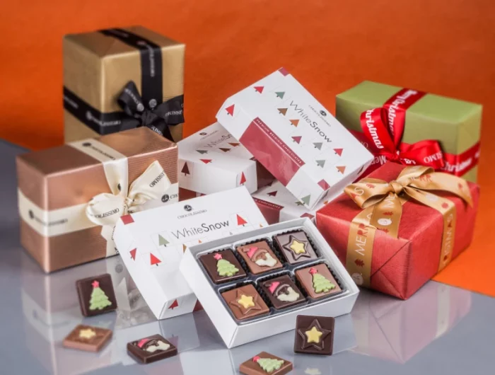 personalisierte schokolade zu weihnachten verschenken